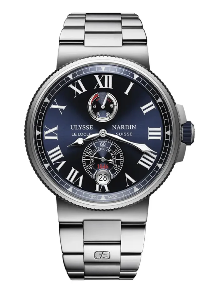 Ulysse Nardin Marine Chronometer Manufacture Steel Bracelet 1183-122-7M/43